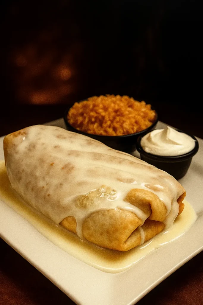 Pollo Fundido - stuffed chicken dish at El Cielo Restaurant SC