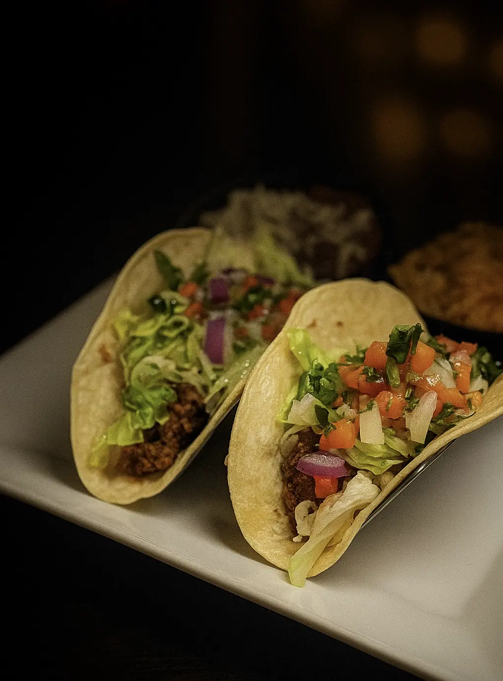 GROUND BEEF, SHREDDED BEEF, GRILLED <Br>CHICKEN, AL PASTOR, CARNITAS, CHORIZO